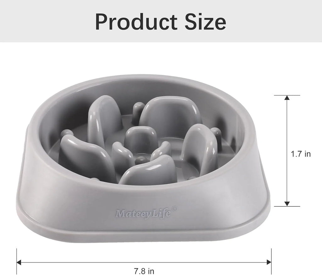 PawPulse slow feeder bowl suitable for small medium and large dogs and cats