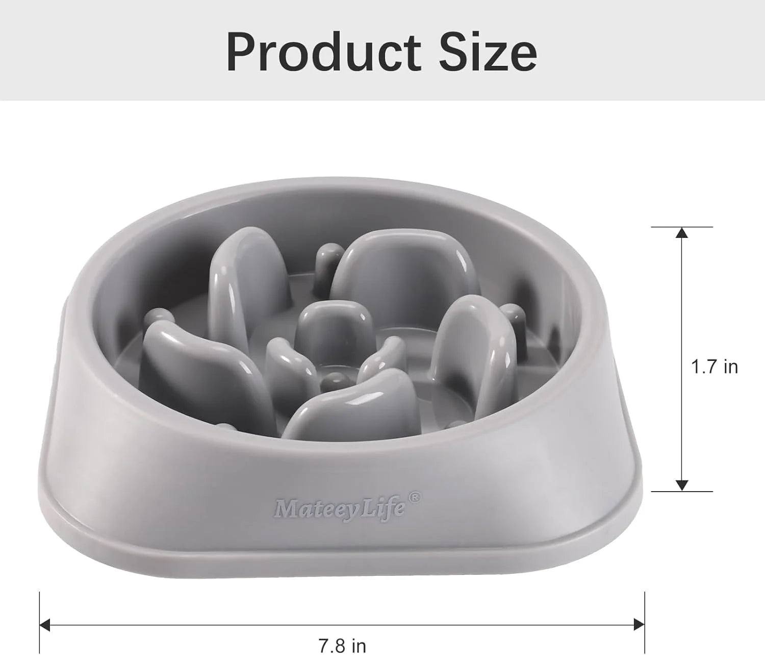PawPulse slow feeder bowl suitable for small medium and large dogs and cats