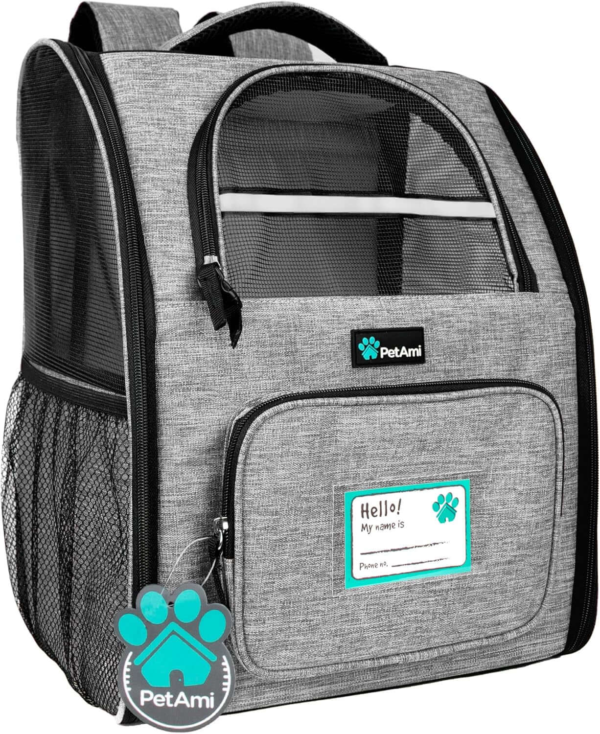 PawPulse Pet Travel Backpack Carrier ventilated airline-approved hiking carrier for cats and small dogs