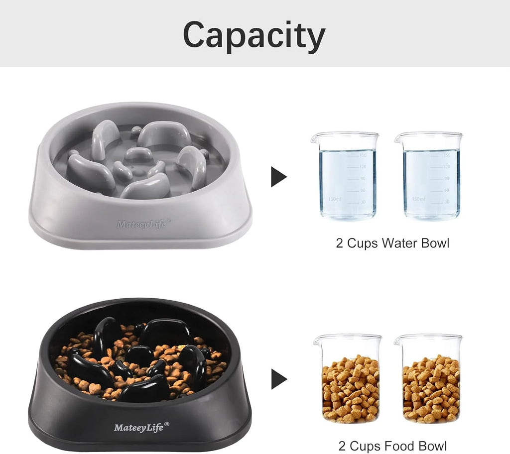 PawPulse puzzle feeder 2 cup capacity perfect for daily kibble portions