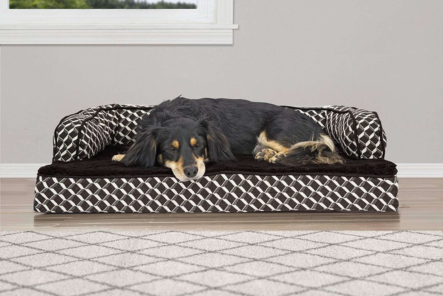PawPulse medium dog bed for dogs up to 35 pounds vet-recommended for joint health