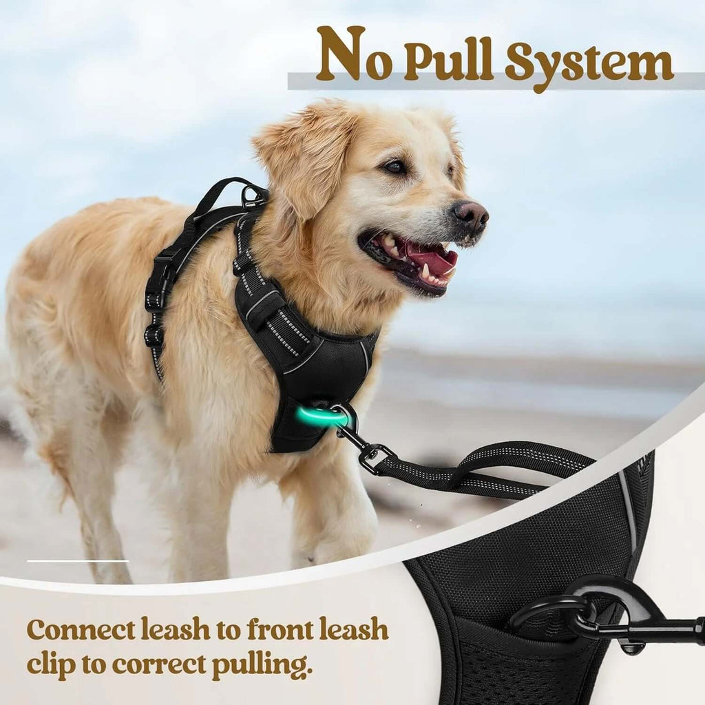 PawPulse easy-control handle dog harness perfect for training and emergency hold