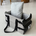 PawPulse 3-in-1 Leather Pet Travel Bed carrier bed and car seat mat for cats and small dogs