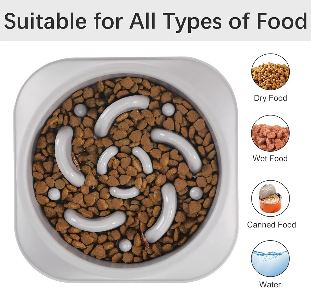 PawPulse slow feeder vet-approved maze bowl reduces gulping and weight gain