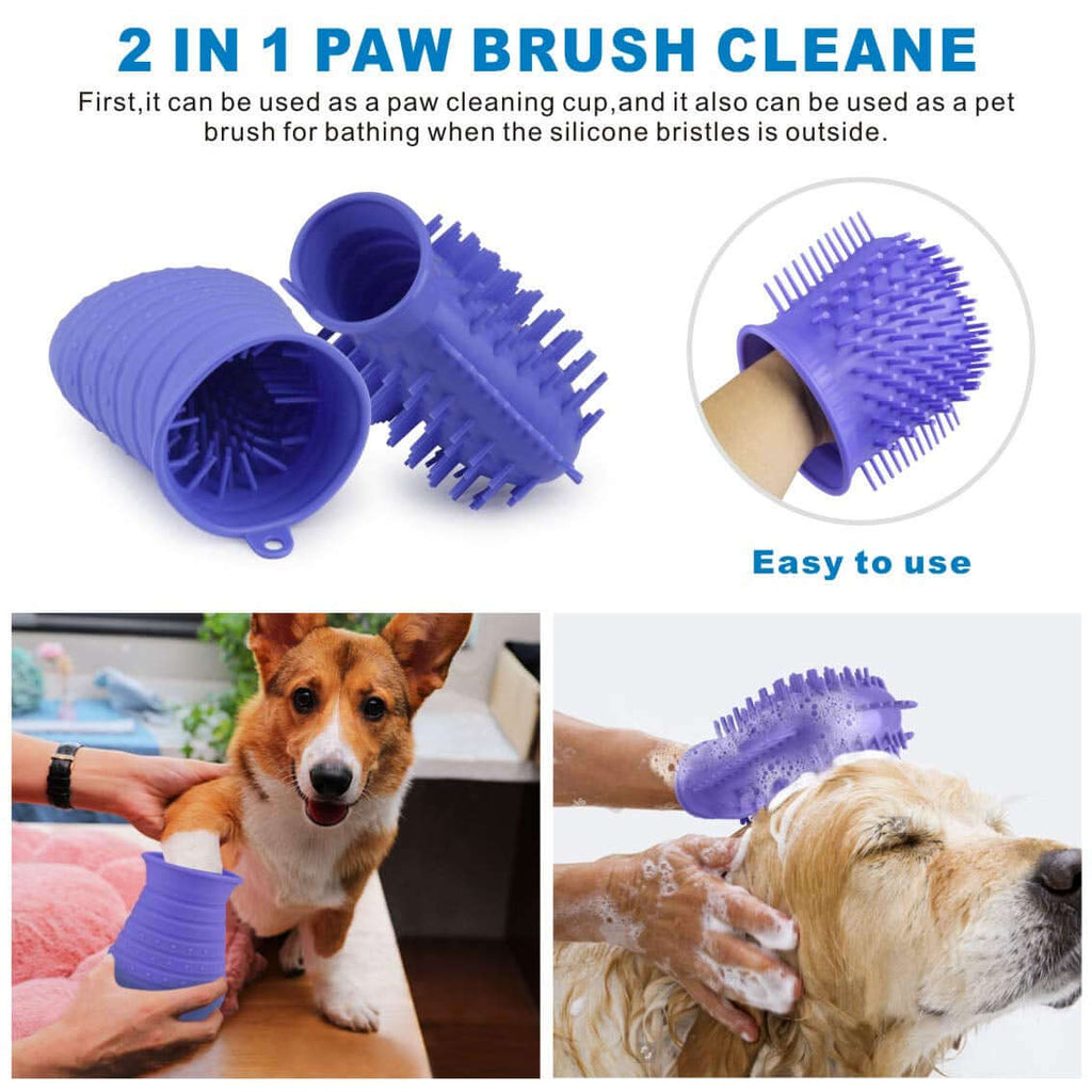 PawPulse paw washer cup leak-free seal contains water and mess