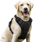 PawPulse No-Pull Dog Harness reflective dual-clip padded vest for puppies medium and large dogs