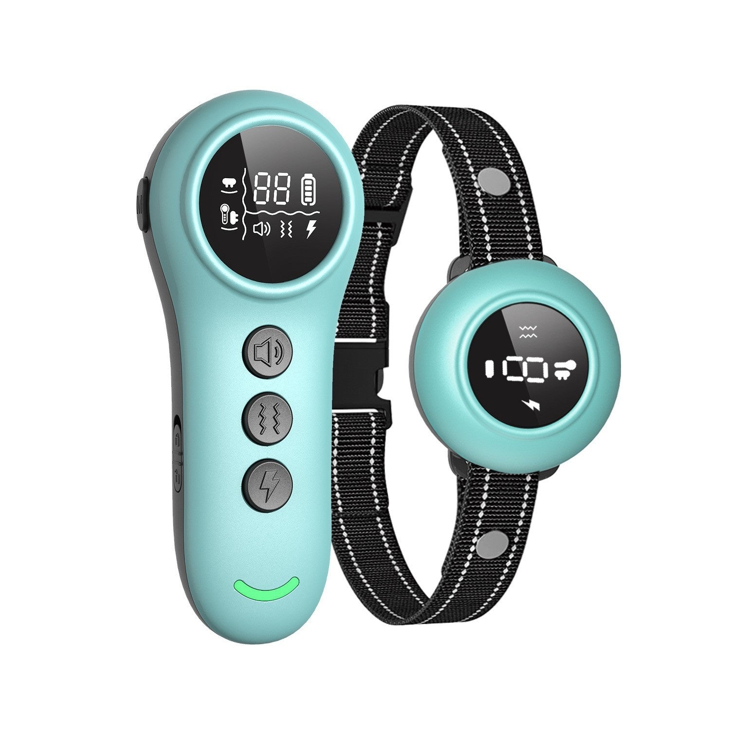 PawPulse 3-in-1 Smart Dog Trainer humane ultrasonic bark stopper USB rechargeable handheld trainer